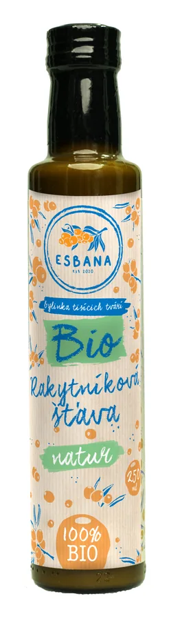 Bio rakytníková šťava 250 ml